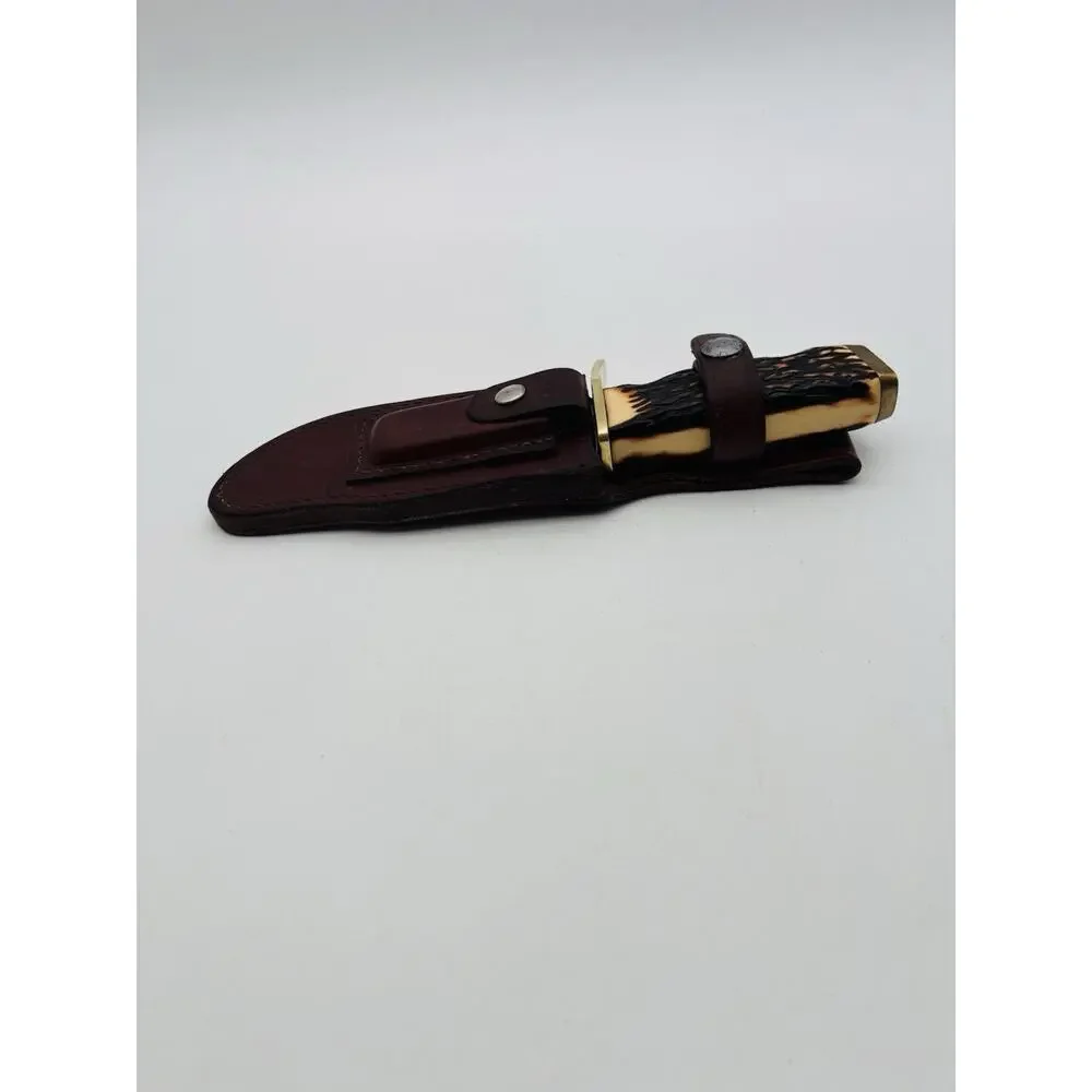 Vintage/RARE Schrade 171UH Fixed Blade Knife With Sheath Good Condition
